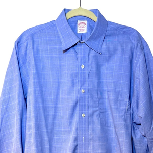 Brooks Brothers Original Fit 100% Cotton Blue button down‎ shirt